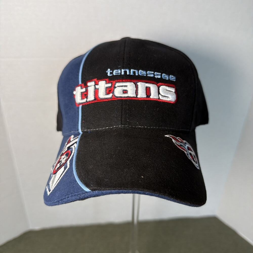 Tennessee Titans Hat/Cap. NFL Official. Adjustable. New W/Tags. Black-Multi.